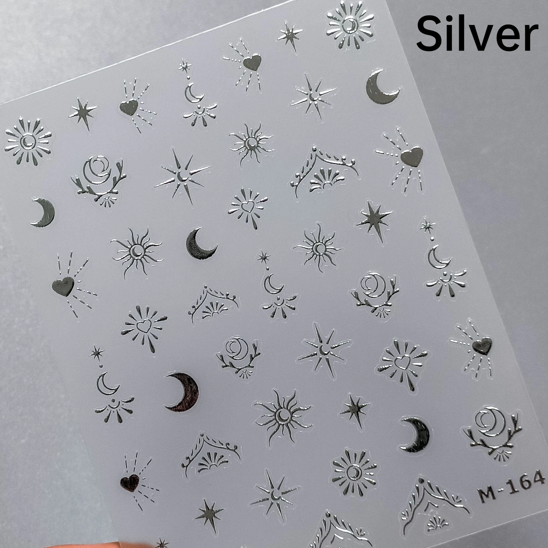 Elegant Starlight Glitter Rhinestone Nail Art Stickers
