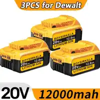 Batterie d'origine DeWALT 20V 18.0Ah MAX FlexVolt pour outils électriques DCB606 DCB205 DCB206 DCB209 DCB182 avec chargeur 2