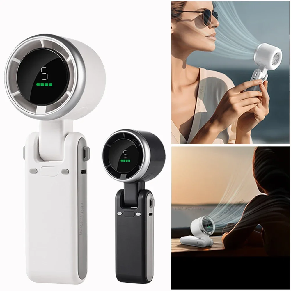 Portable Mini Handheld Fan with USB Rechargeable Battery