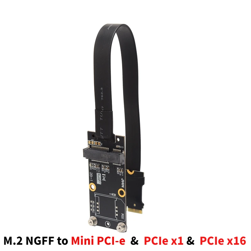 mPCIe to M.2 Key A.E. Extension Cable Mini Pcie mPCI-e Riser Card to ...