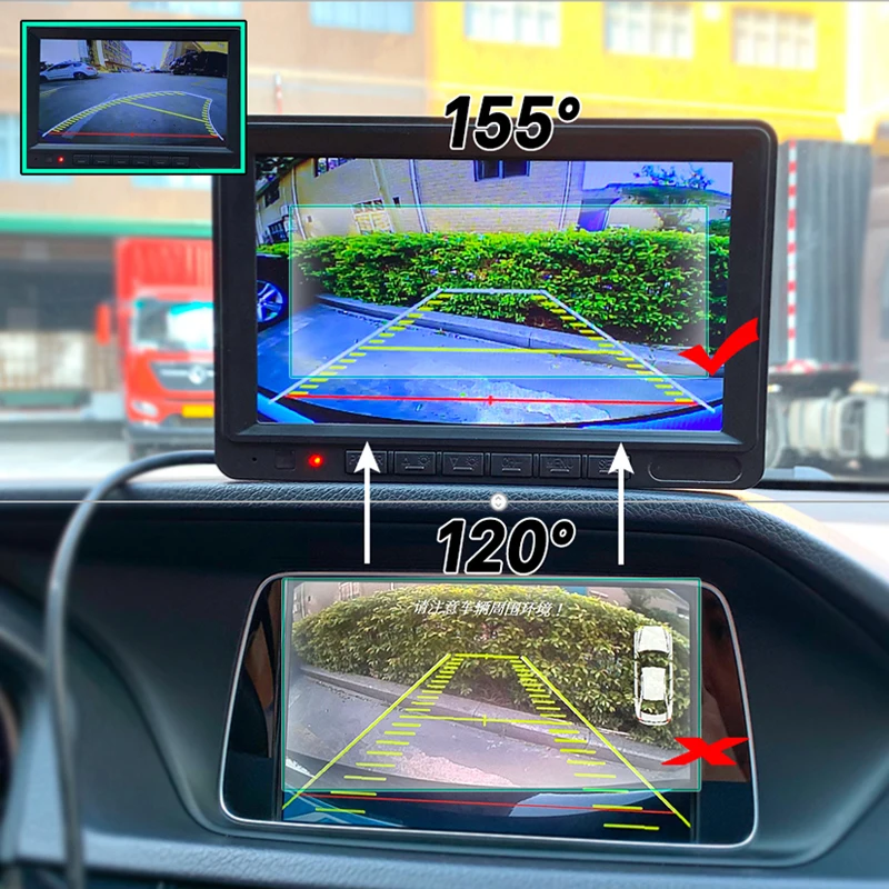반전 카메라 자동차 후면 모니터 Ahd 백업 카메라 로버 뷰 풀 HD 차량 재 키트 전면 DVR 전자 자동차 부품