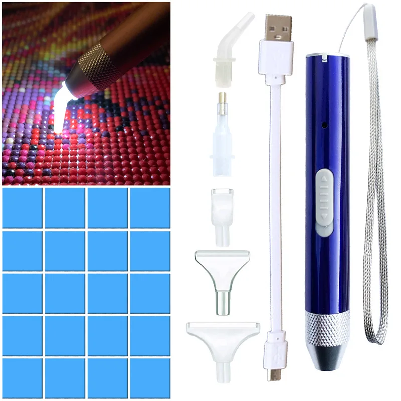 Dismond Art Rechargeable LED Diamond Painting Pen With Barbados