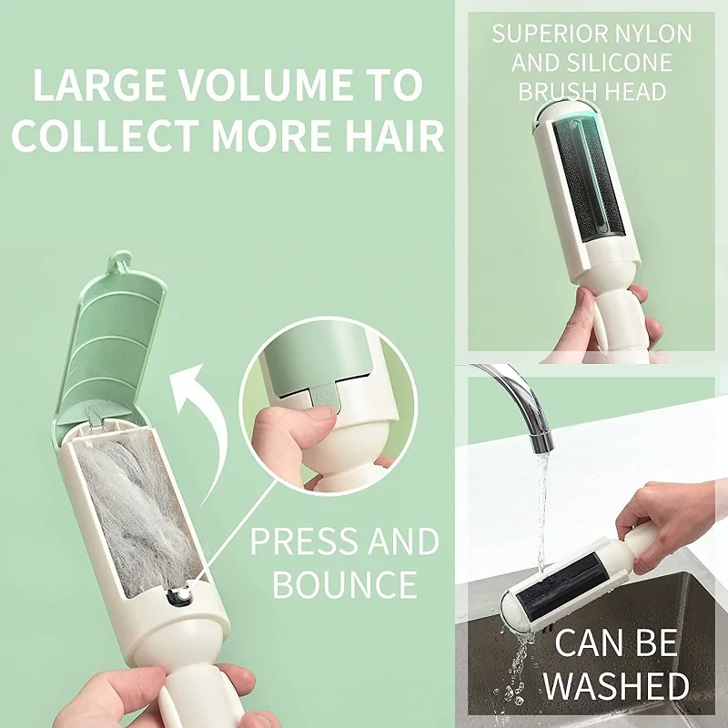 Pet Hair Remover Multi Purpose Dog Cat Fur Cleaning Brush Sofa Bed Clothes Fluff Lint Roller Remover Household Cleaning Tools 3