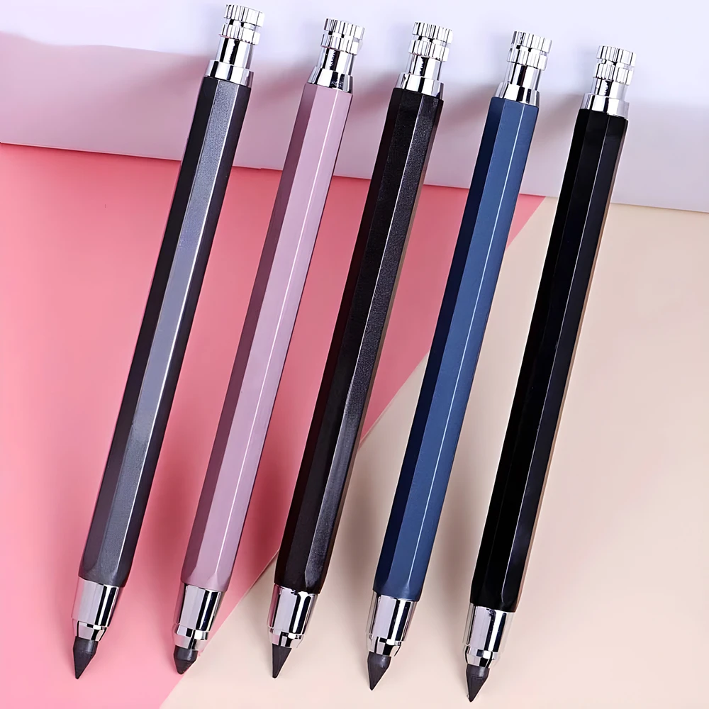 Professional Mechanical Pencils 5.6mm 2B 4B 6B 8B Automatic Pens Refills Lead Painting Sketch Drawing Calligraphy Art Stationery 3