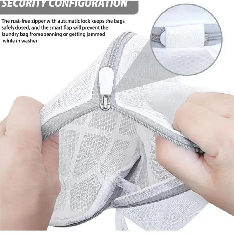 Washing Shoes Bag Padded Net Laundry Shoes Protector Fluffy fibers Polyester Sneaker Washing Friendly Laundry Bag Drying Bags 4