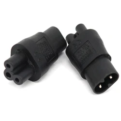 Universal AC Power Adapter Converter, C5 to C8, 3 - Pin Female to 2 - Pin Male, IEC 320 - WA - 0133 (1 PCS)