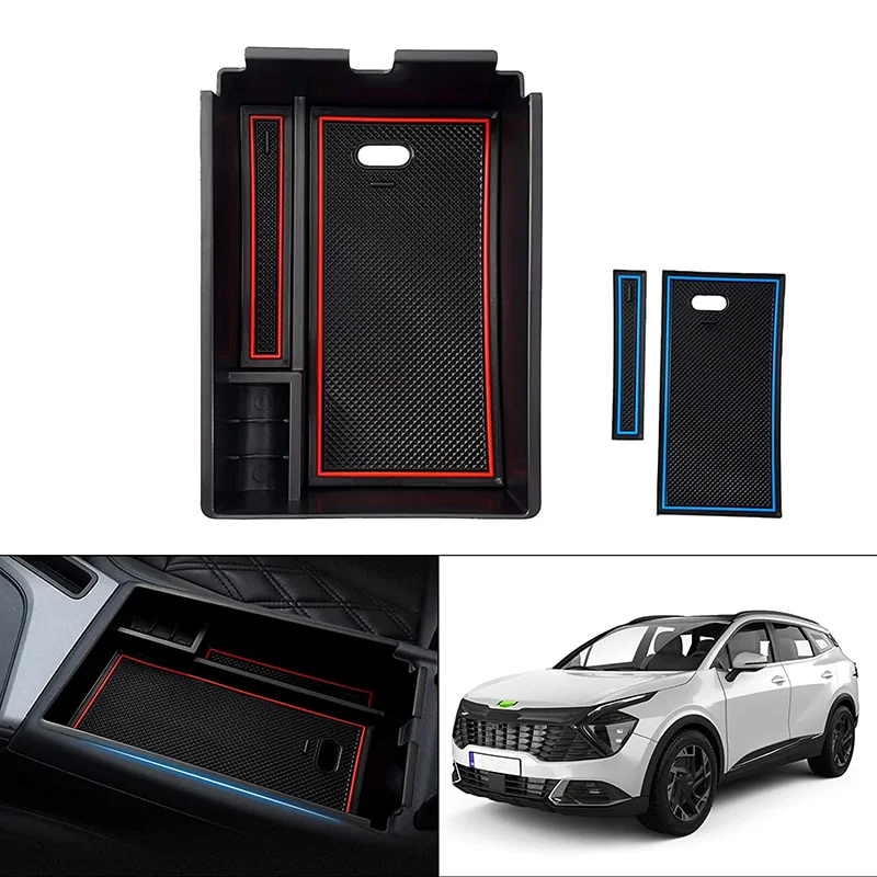 Car Organizer Box for Kia Sportage NQ5 2023 2024 Mat Armrest Storage Center  Console Container Sundries Packing Tray Accessories - AliExpress