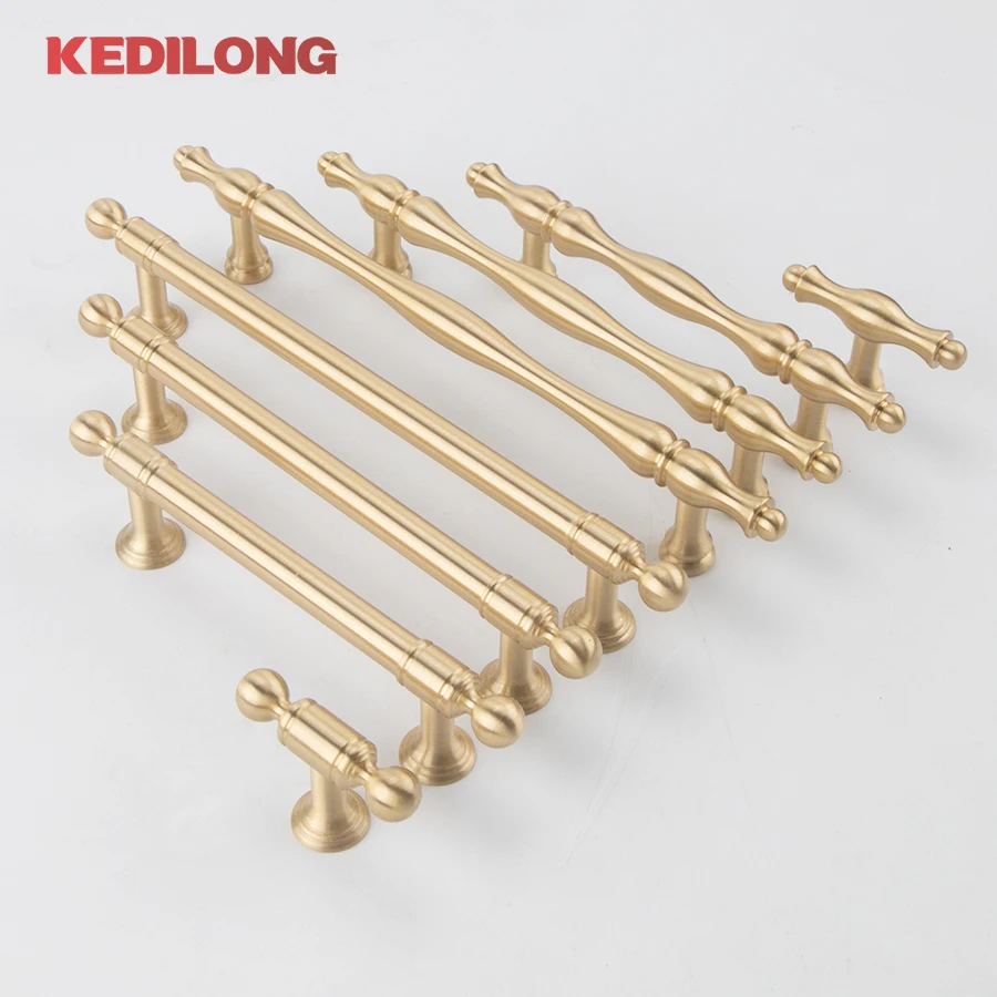 French Brass Drawer Handle 6