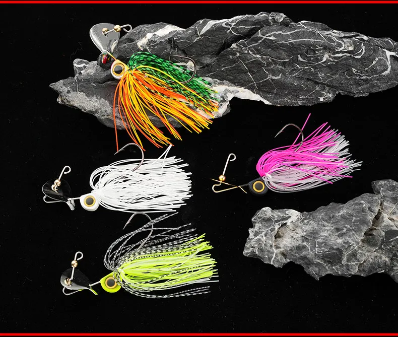 Angelköder Metallköder 15 g 0,53 Unzen Spinnerköder Big Blade Jig Wobbler Angelköder für Barsch Hecht – Detail 5