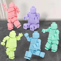 Children Plastic Building Toys Combination Action Figures Building  Accessories Toy 1