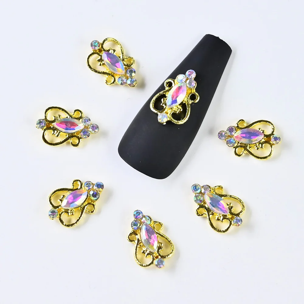 10PCS Bling Gucci Nail Charms Multicolor