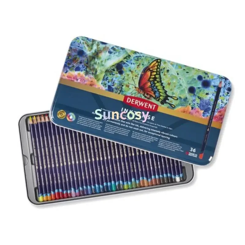 Set De Pinturas Derwent Shade And Tone – 12 Colores + 3 Lápices + Pincel, Técnica Mixta | Ideal Para Retratos, Estudios Tonales Y Viajes