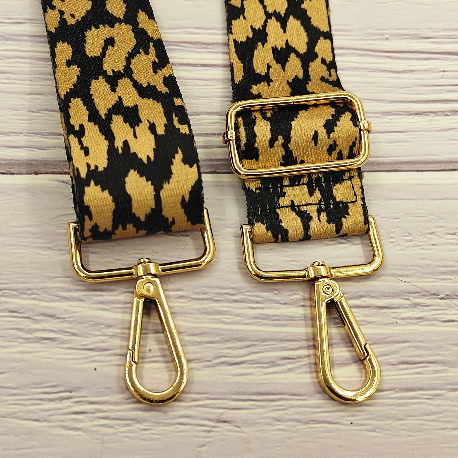 Fashionable and Versatile Leopard Print Shoulder Strap, Adjustable Single Shoulder Bag Strap, Replaceable Luggage Accessories