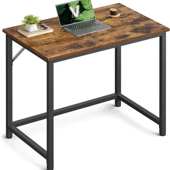 Desktop writing computer desk Student gaming home bedroom Simple dinning table office work American Industrial Wind furniture 1