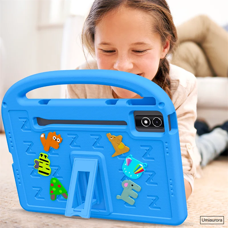 Kids Shockproof EVA Handle Stand Tablet Case