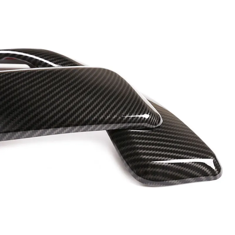 ABS fibra di carbonio Car Styling maniglia della porta interna tirare maniglia del pannello della maniglia della porta Trim per BMW serie 1 2 F20 F21 F22 F23 2012-2017