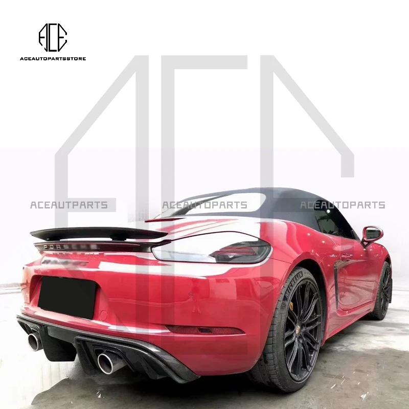 GT4 スタイルリアルカーボンファイバーリアディフューザーカーボンリア