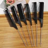 Professional Hair Tail Combs Stainless Steel Salon Cut Styling Comb Spiked Hair Care Styling Tools Barber Accessories Fine Teeth 1