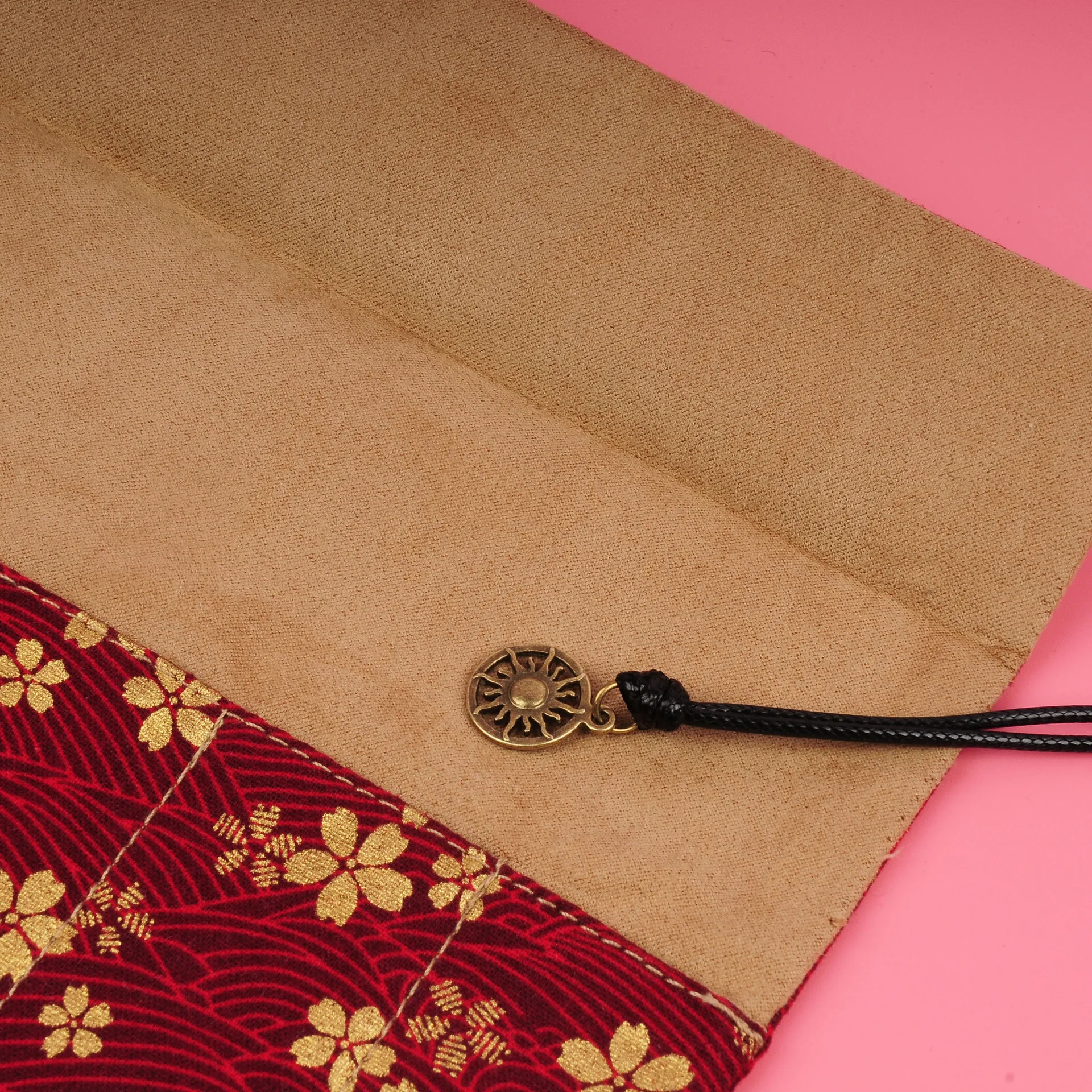 대용량 캔버스 롤업 필통, 창의적인 펜 커튼 랩 가방, 펜, 색연필, 스케치용 가방, 롤업 필통