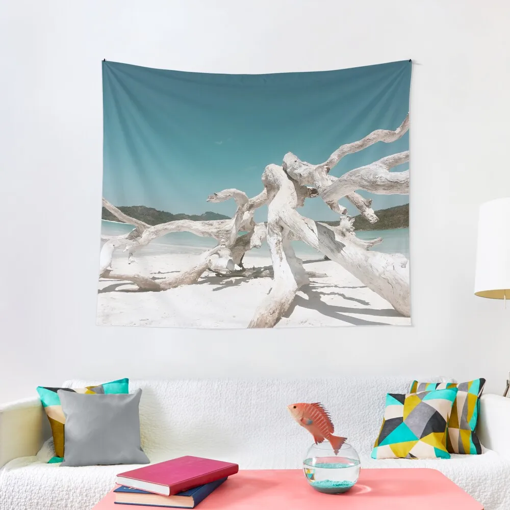 

White Haven Beach, Driftwood Tapestry Outdoor Decoration Decoration Wall