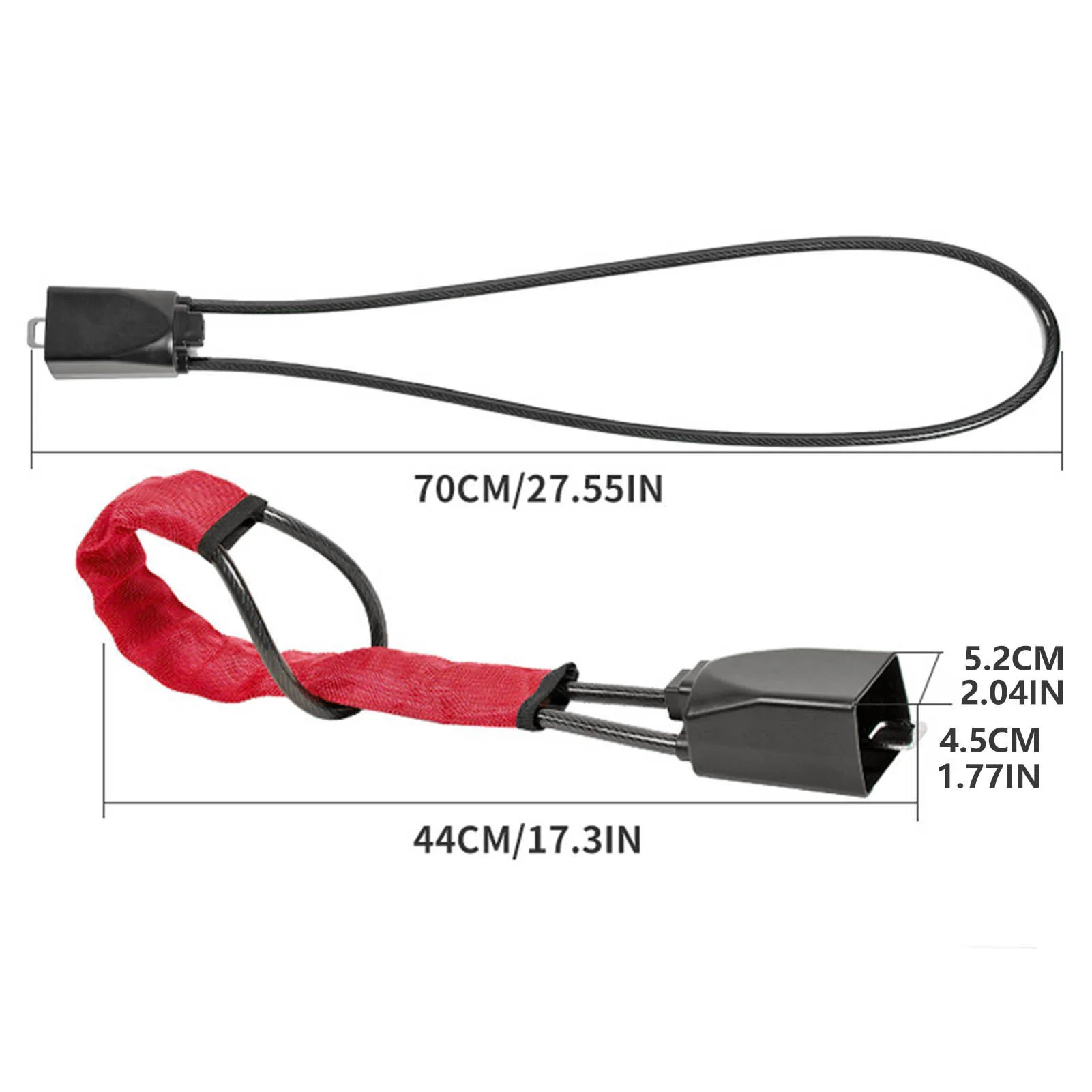 Enhanced Anti-Theft Steering Wheel Lock with Convenient Seat Belt Buckle Design