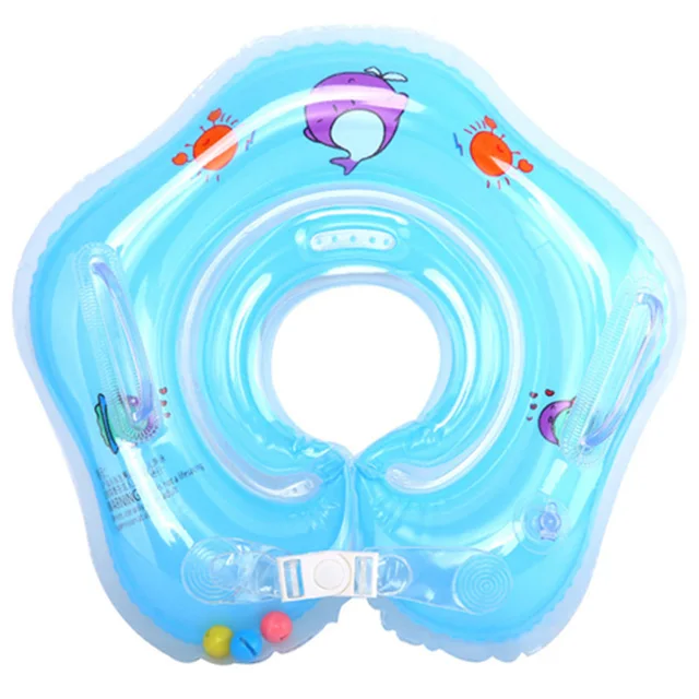 Summer Newborn Swimming Inflatable Neck Ring Baby Special Swimming Equipment Children's Double Balloon Swimming Ring Props 5