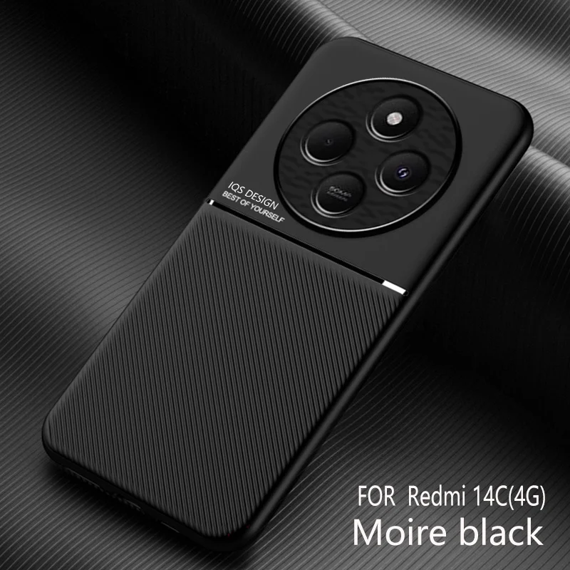Luxury Leather Magnetic Phone Case with Soft Silicone Cover