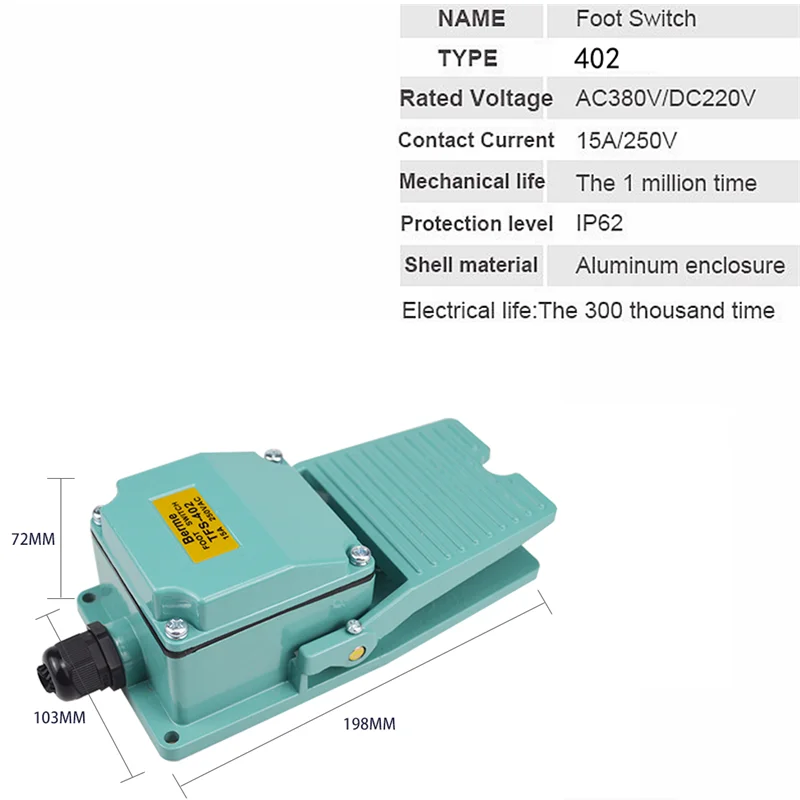 impermeável, equipamentos elétricos, alumínio Shell,SPDT, 1NO, 1NC, AC 250V, 5A, 15A, SPDT