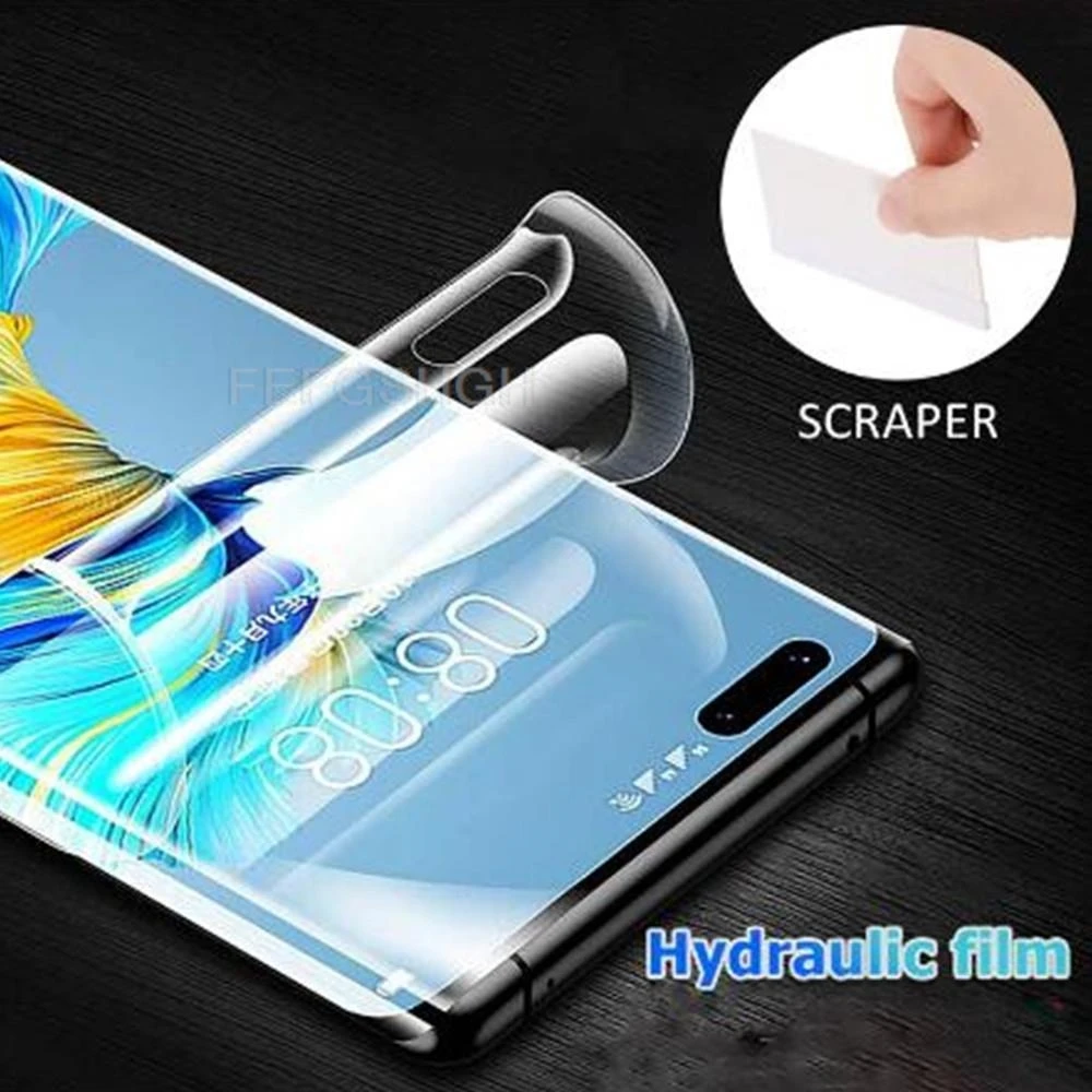 Versatile 3-in-1 Hydrogel Screen Protector Film