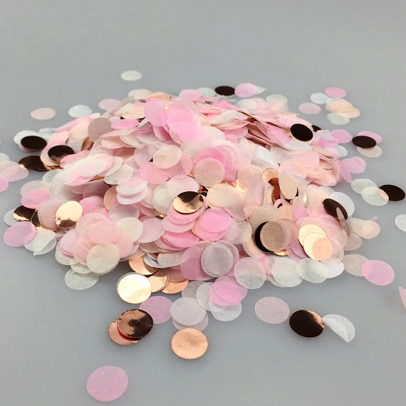 soitzhoc Circular table confetti | 6000 pieces, Table decoration