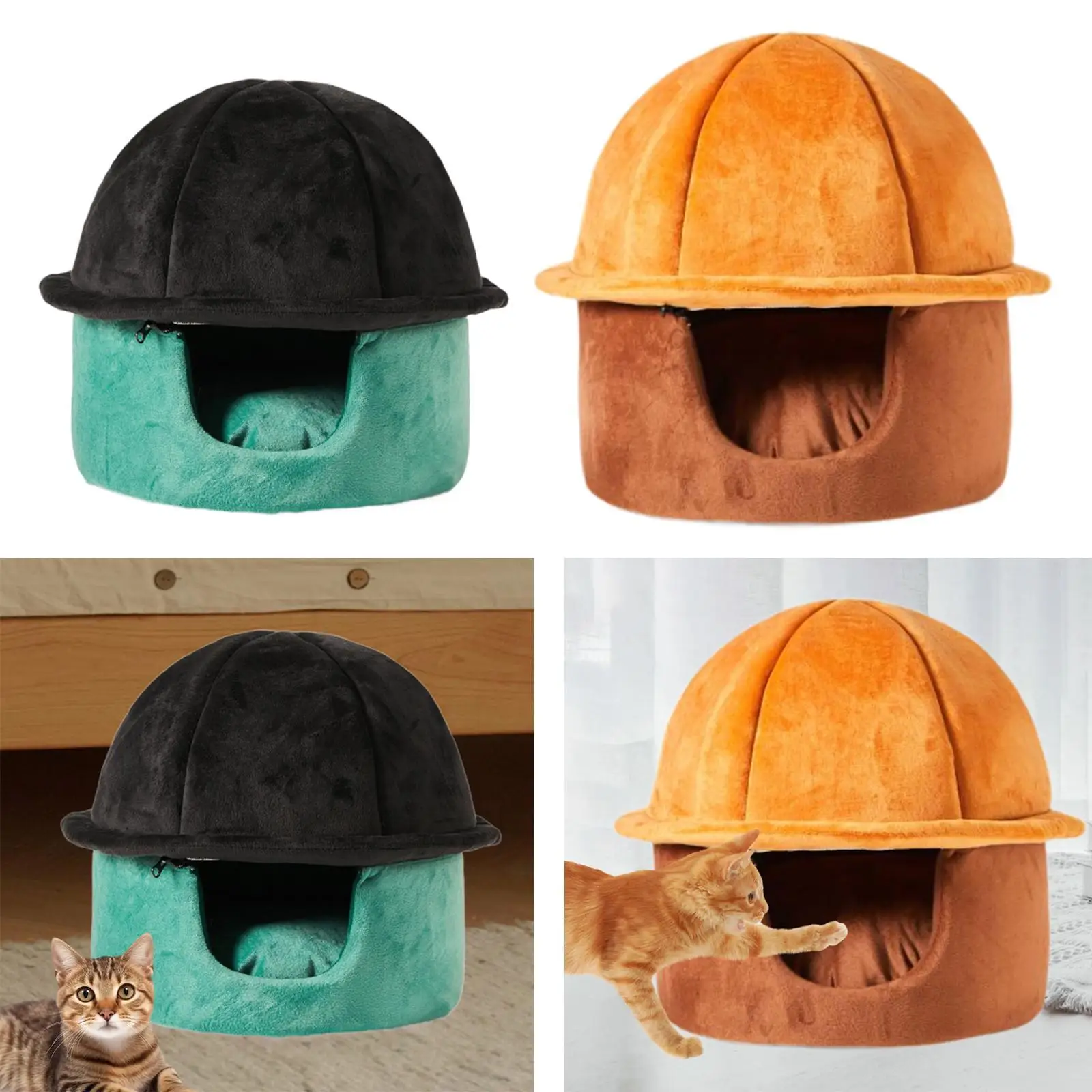Cats Tunnel Bed with Zipper Washable Training Toy Detachable Easy to Carry Cozy Pet Cave Nest for Senior Cats Rabbits Play Puppy Cats Tunnel Bed with Zipper Washable Training Toy Detachable Easy to Carry Cozy Pet Cave Nest for Senior Cats Rabbits Play Puppy