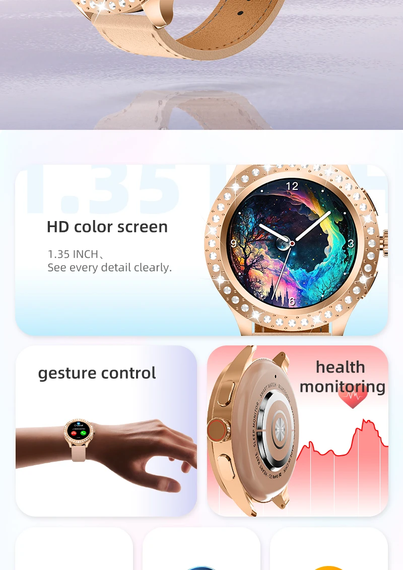 HW26 mini Screen Smart Watch Gift Box BT Call NFC