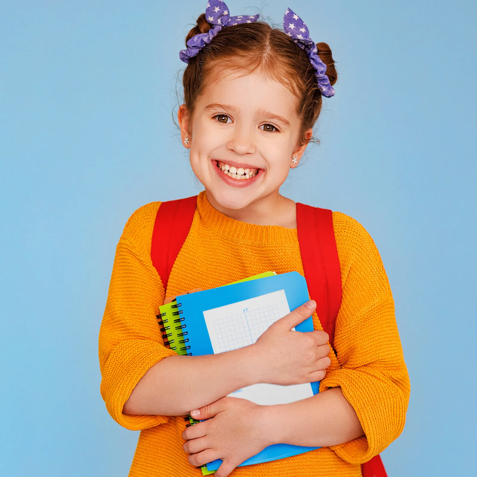 2권의 전통 종이 그래프 용지 Xy 수학 도면 시트 정밀 좌표 표시 촉각 표면 수학 연습