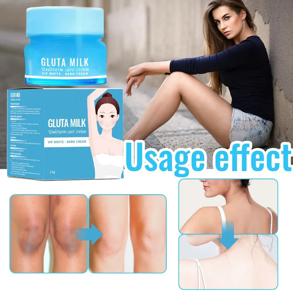15g Underarm Whitening Cream Moisturizing Butt Knee Private Parts Melanin Brighten Lighten Body Moisturizing Dark Skin Care