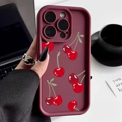 Cool Biker Motorcycle Silicone Shockproof Phone Case - Soft Protective Cover for iPhone 14 (Wine red DSF176)