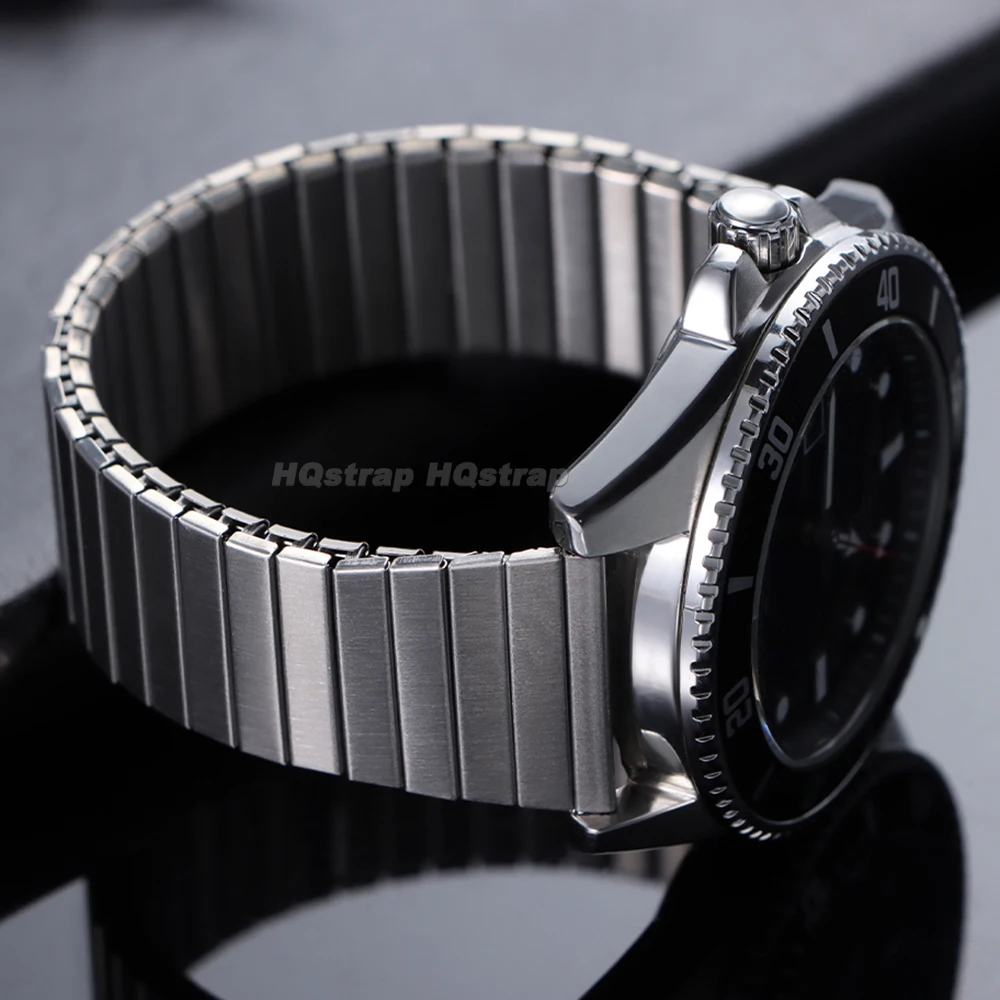 Universal Stainless Steel Elastic Stretch Watchband - 22mm Expansion Bracelet Accessory