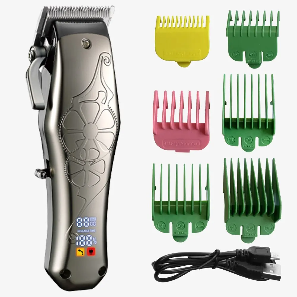 Electric Hair Cutting Machine Cordless Barber Shop Adjustable Hair