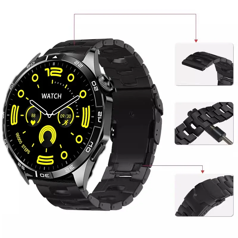 Correa de titanio de 22mm para Huawei Watch GT3 /3 Pro, GT4 de 46mm, Gt2  /2Pro, correa de reloj fina para Huawei Watch 4 Pro de 48mm - AliExpress