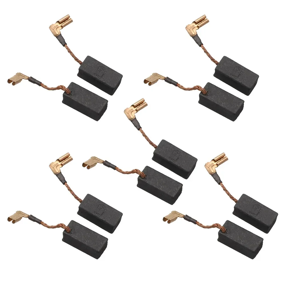 10pcs Carbon Brush N097696 Replacement Part For Motor Power Tools Accessories DWE4120 DWE4011 Angle Grinder Drill