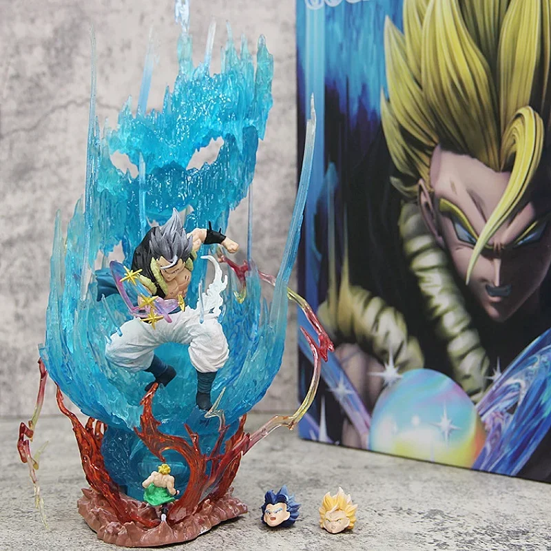 

28cm Dragon Ball Figure Gogeta Vs Broly Figurine Super Saiyan Gogeta Ssj Blue Figures Model Pvc Collections Christmas Gifts Toys