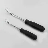 1PC disassembly tool durable, labor-saving, anti slip panel maintenance screwdriver pry bar black+silver convenient dashboard 1