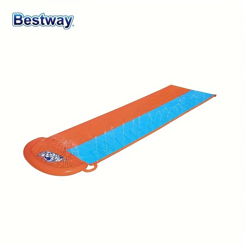 Bestway 52328 Dual Slide Lawn Water Slide with Sprinklers Outdoor Lawn Slide for Family Fun in the Backyard 5