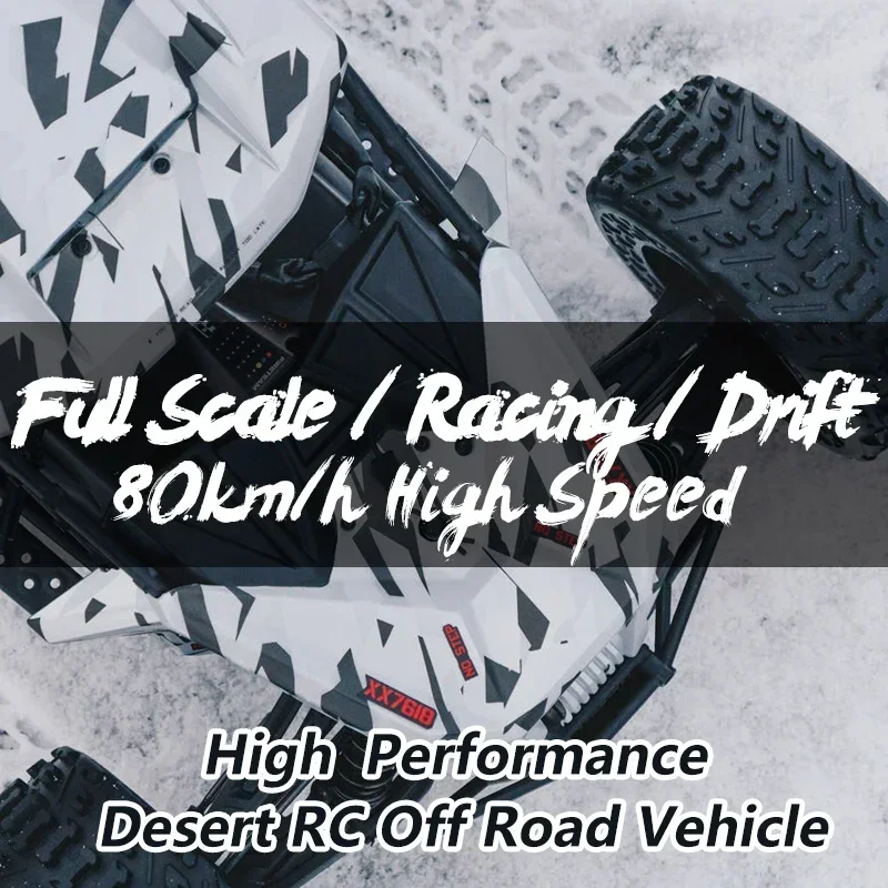 All Terrain High Speed RC Car with Upgraded Alloy Accessories, 1:18 Desert Off-Road Car, 4WD Waterproof Design 2