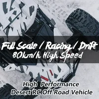 All Terrain High Speed RC Car with Upgraded Alloy Accessories, 1:18 Desert Off-Road Car, 4WD Waterproof Design 2