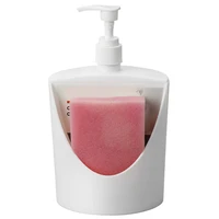 เครื่องจ่ายสบู่เหลวน้ำยาซักผ้าสำหรับใช้ในครัวเครื่องจ่ายสบู่เหลว500มล. พร้อมที่เก็บของในห้องน้ำโลชั่นเติมได้แชมพูเจลอาบน้ำ 5