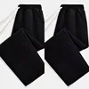 Men's Thiened Fce Lined Work Pants Autumn Winter Wear Resistant Dir Sports Loose Large Size Thermal Insulation Pants