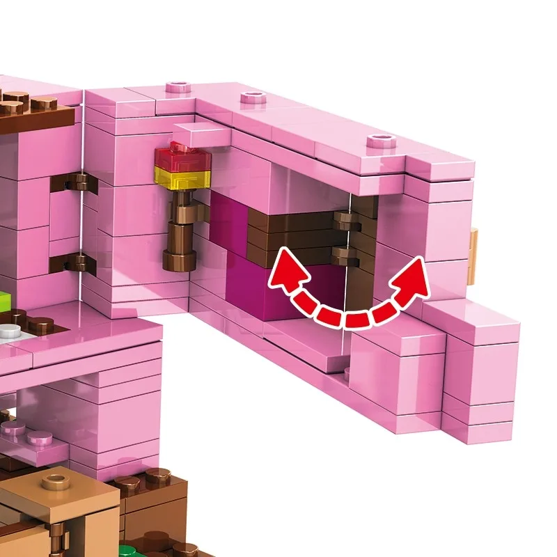 لعبة تعليمية لبناء منزل حيوان كرتوني 4