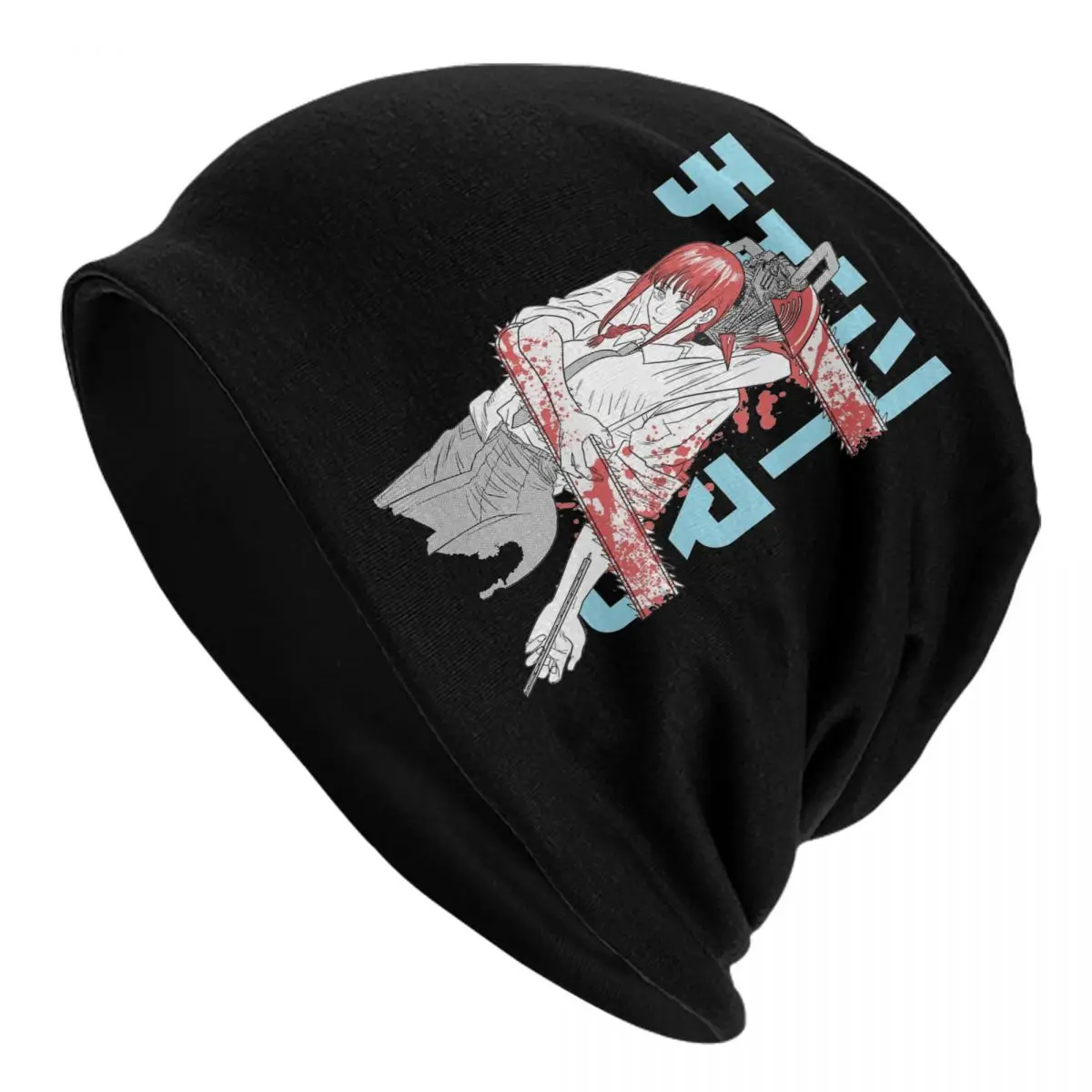 

Anime Cartoon Makima Denji Manga Bonnet Hats Cool Street Skullies Beanies Hat Chainsaw Man for Men Women Summer Dual-use Cap