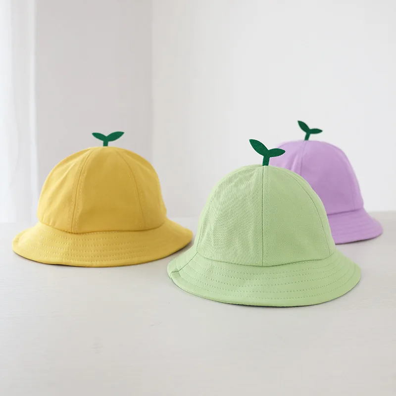 Children Sunhat Kids Baby Cute Bucket Fisherman Hat Sun Protection Hat For Girls boys
