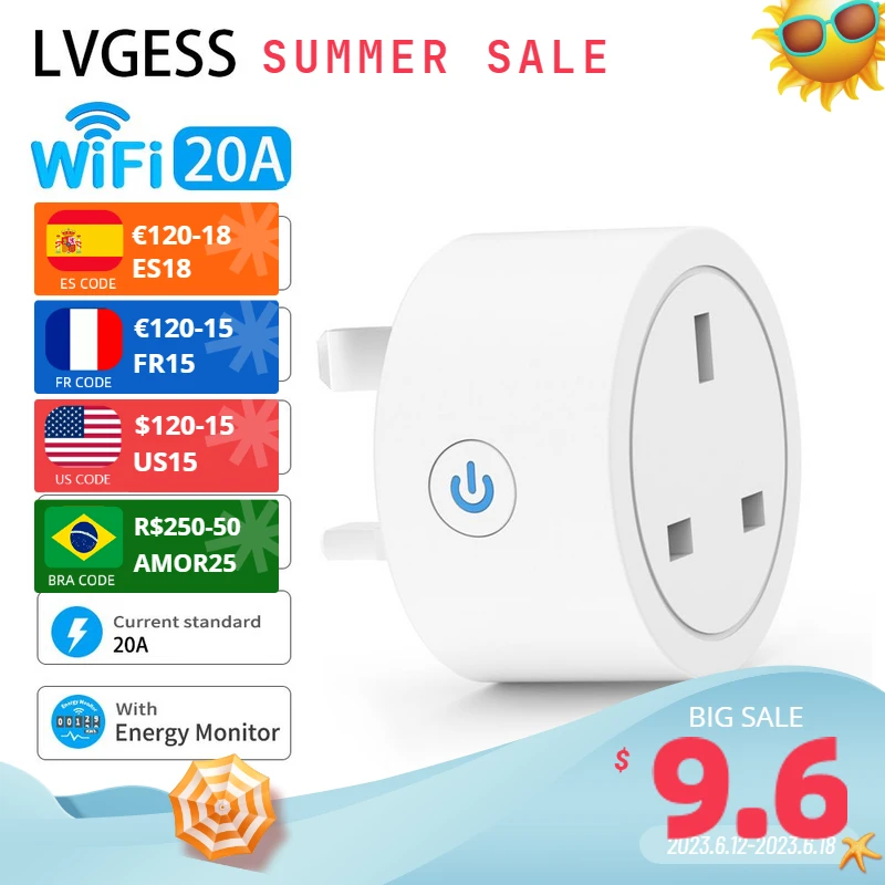 Smart Life Enchufe Inteligente Compatible Con Alexa: Controla Tus